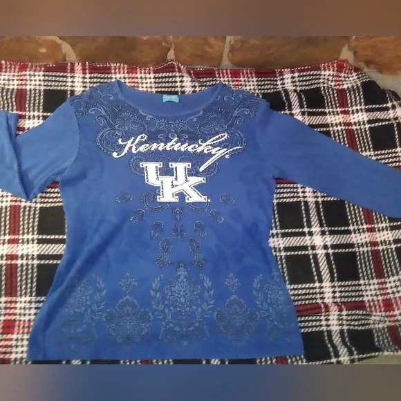 UK Rhinestone Long Sleeve Tee - Picture 3 of 6